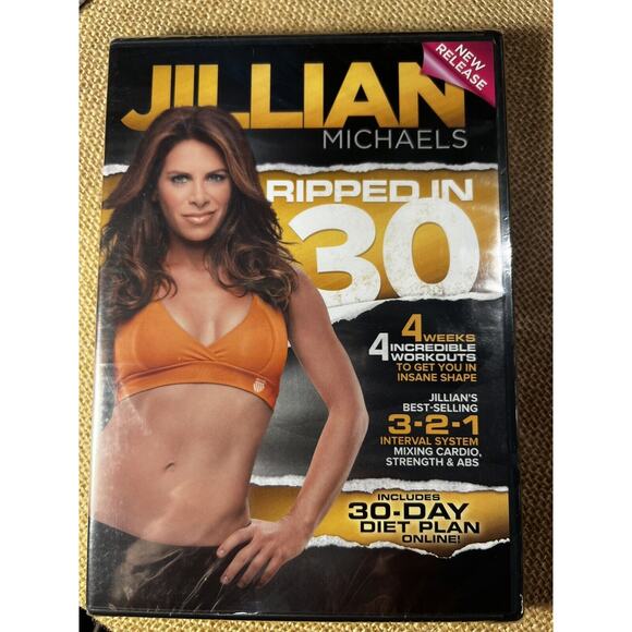 2 Work Out DVDs --Jillian Michaels: Ripped in 30 & Personal Training w/ Jackie - Picture 4 of 6
